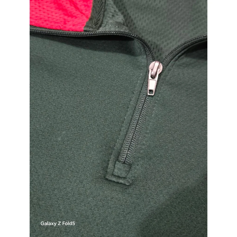 Men's Unbranded Green Red Minnesota Wild Jersey M